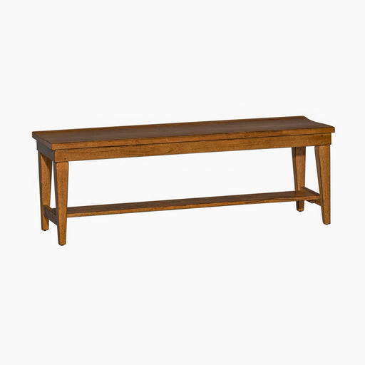 Hearthstone Bench in Rustic Oak - Furniture House (VA)