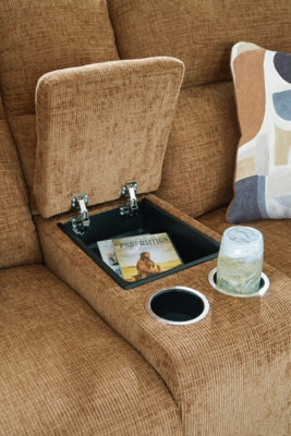 Kanlow Reclining Loveseat with Console - Furniture House (VA)