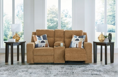 Kanlow Reclining Loveseat with Console - Furniture House (VA)