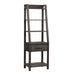 Modern Farmhouse Leaning Bookcase in Dusty Charcoal - Furniture House (VA)