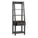 Modern Farmhouse Leaning Bookcase in Dusty Charcoal - Furniture House (VA)