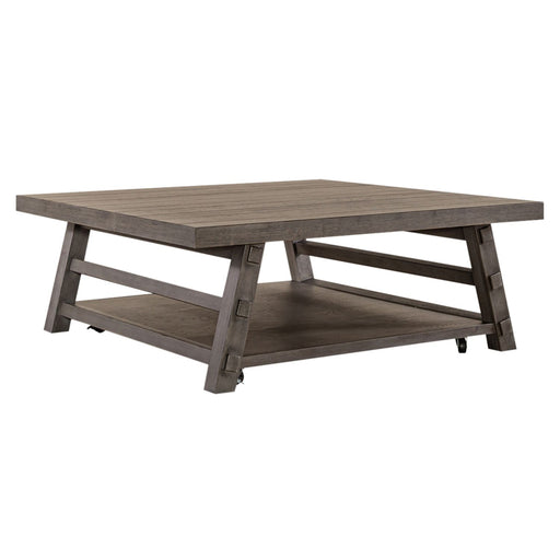 Modern Farmhouse Oversized Square Cocktail Table - Furniture House (VA)