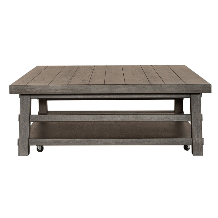 Modern Farmhouse Oversized Square Cocktail Table - Furniture House (VA)
