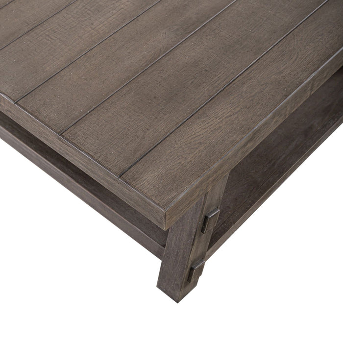 Modern Farmhouse Oversized Square Cocktail Table - Furniture House (VA)