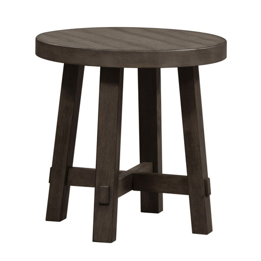 Modern Farmhouse Splay Leg Round End Table - Furniture House (VA)