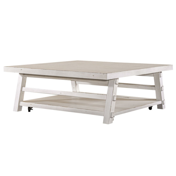 Modern Farmhouse Oversized Square Cocktail Table - Furniture House (VA)