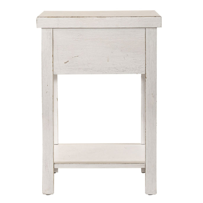 Modern Farmhouse Drawer Chair Side Table image