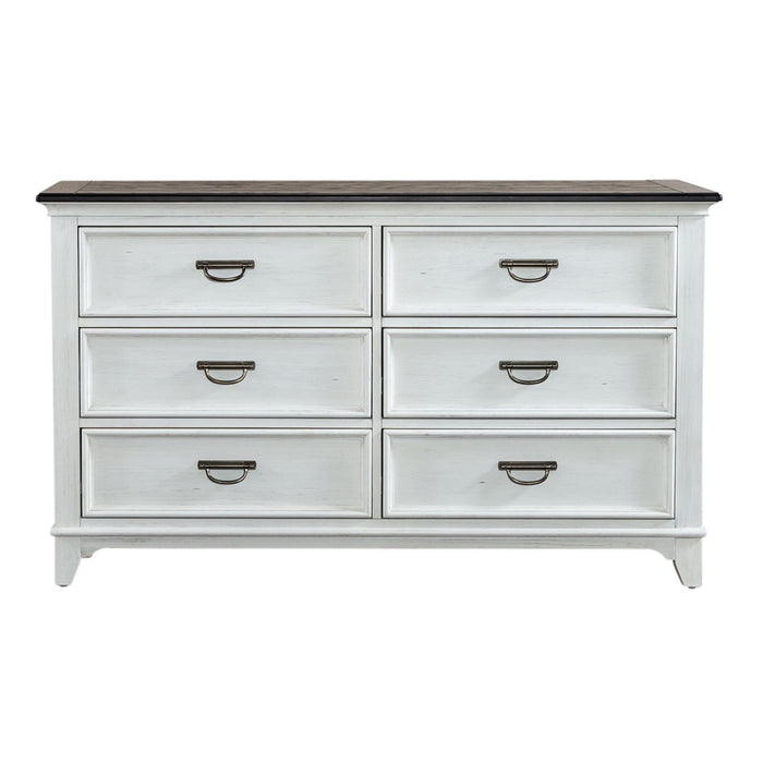 Allyson Park Drawer Dresser in White - Furniture House (VA)