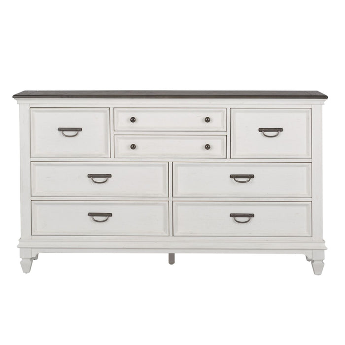 Allyson Park Drawer Dresser in Wirebrushed White - Furniture House (VA)