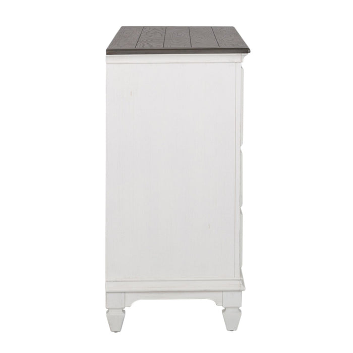 Allyson Park Drawer Dresser in Wirebrushed White - Furniture House (VA)