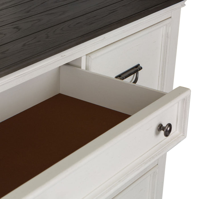 Allyson Park Drawer Dresser in Wirebrushed White - Furniture House (VA)