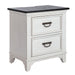 Allyson Park 2 Drawer Nightstand with Charging Station in White image