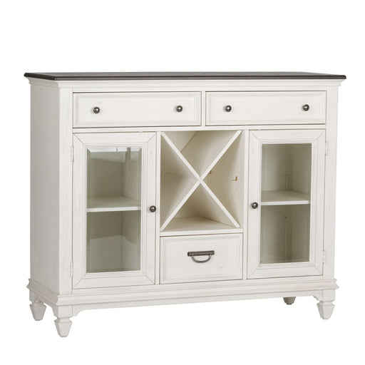 Allyson Park Buffet in White with Charcoal - Furniture House (VA)