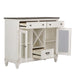 Allyson Park Buffet in White with Charcoal - Furniture House (VA)