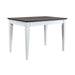 Allyson Park Pedestal Counter Height Leg Table in Wirebrushed White - Furniture House (VA)