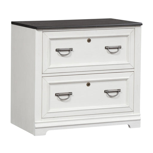 Allyson Park Bunching Lateral File Cabinet in Wirebrushed White - Furniture House (VA)