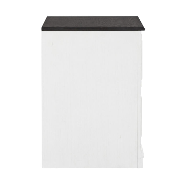 Allyson Park Bunching Lateral File Cabinet in Wirebrushed White - Furniture House (VA)