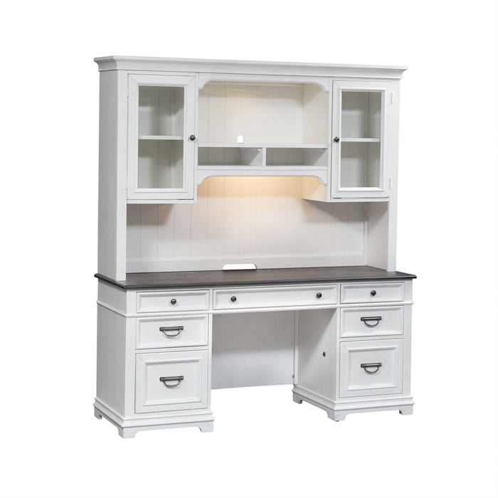 Allyson Park Credenza & Hutch - Furniture House (VA)