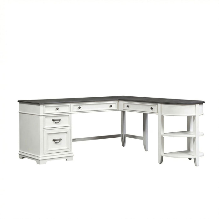 Allyson Park Opt L Shaped Desk Set - Furniture House (VA)
