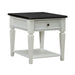 Allyson Park Drawer End Table in Wirebrushed White - Furniture House (VA)