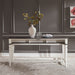 Allyson Park Console Bar Table in Wirebrushed White image