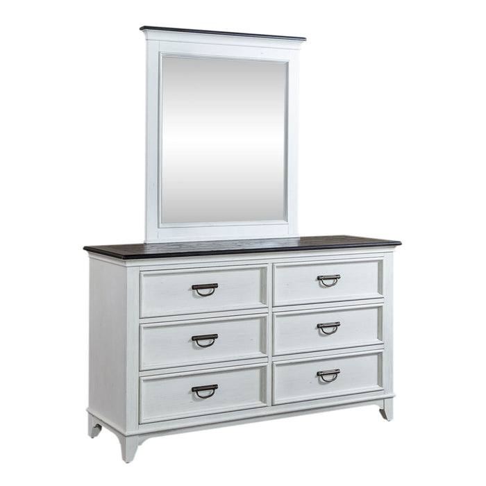 Allyson Park Full Panel Bed, Dresser & Mirror - Furniture House (VA)