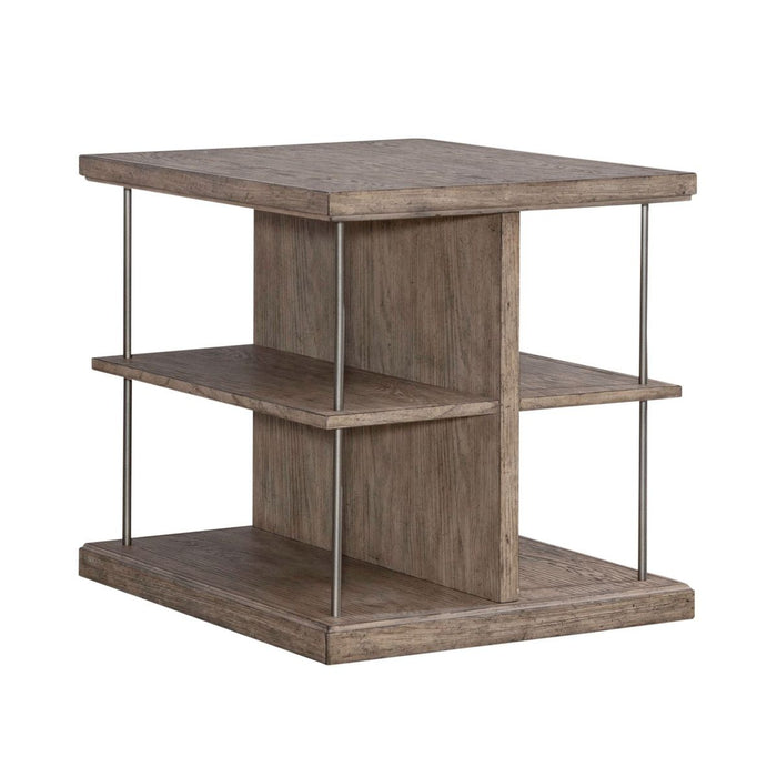 Liberty Furniture City Scape End Table in White Oak Veneers image