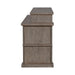 City Scape Console Bar Table in White Oak Veneers - Furniture House (VA)