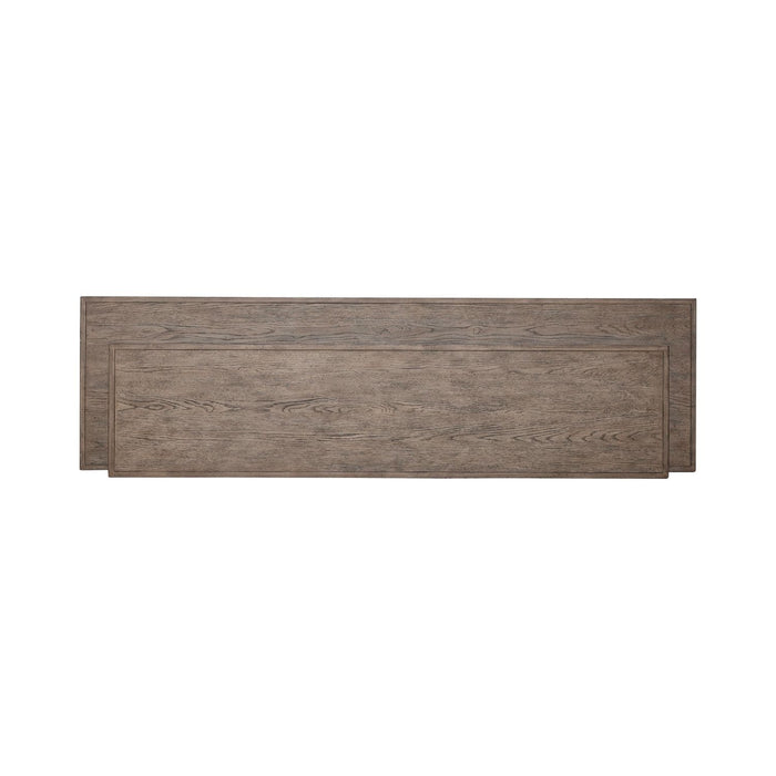 City Scape Console Bar Table in White Oak Veneers - Furniture House (VA)