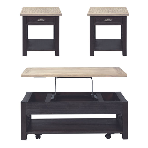 Heatherbrook Opt 3 Piece Set (1-Cocktail 2-End Tables) - Furniture House (VA)