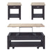 Heatherbrook Opt 3 Piece Set (1-Cocktail 2-End Tables) - Furniture House (VA)