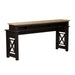 Heatherbrook Console Bar Table in Charcoal and Ash - Furniture House (VA)