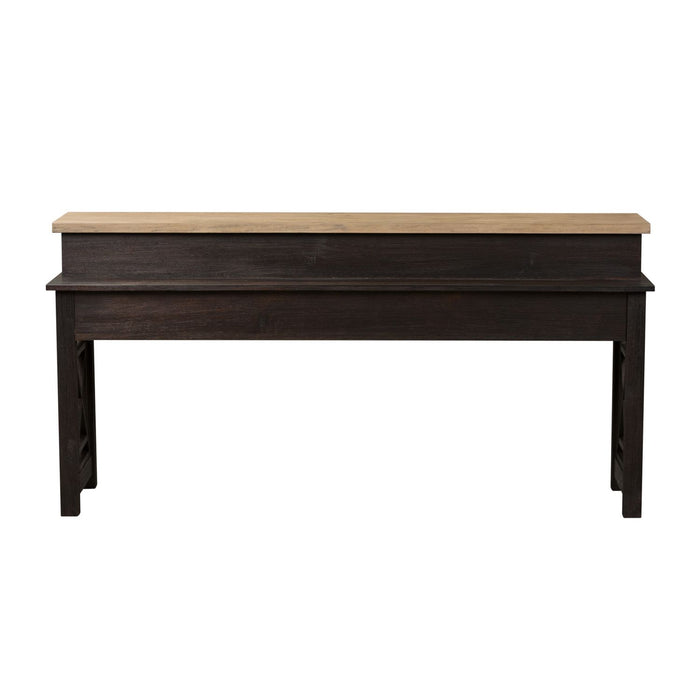 Heatherbrook Console Bar Table in Charcoal and Ash - Furniture House (VA)