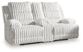 Rhines Falls Power Reclining Loveseat with Console - Furniture House (VA)