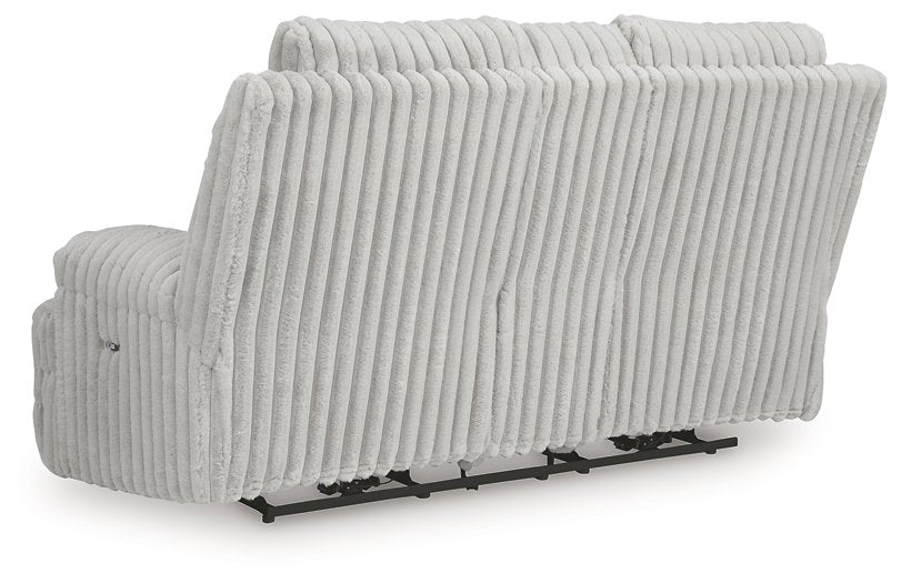 Rhines Falls Power Reclining Loveseat with Console - Furniture House (VA)