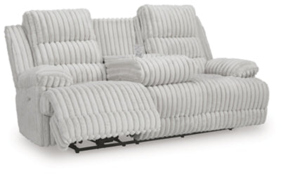Rhines Falls Power Reclining Sofa with Drop Down Table - Furniture House (VA)