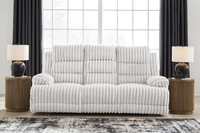Rhines Falls Power Reclining Sofa with Drop Down Table - Furniture House (VA)