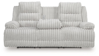 Rhines Falls Power Reclining Sofa with Drop Down Table - Furniture House (VA)
