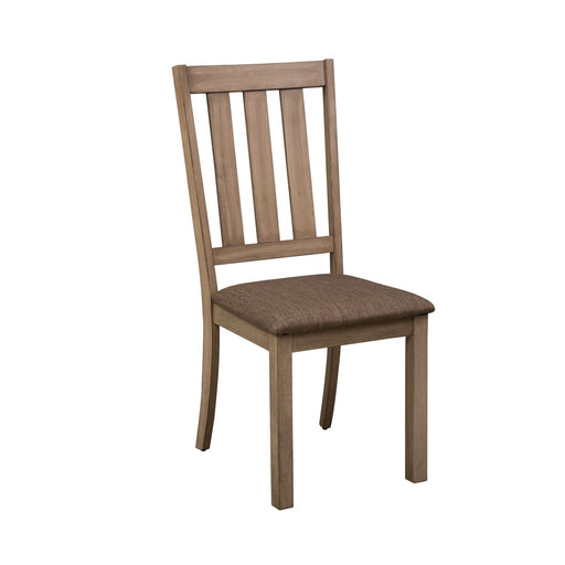 Sun Valley Slat Back Side Chair in Sandstone (RTA) - Furniture House (VA)