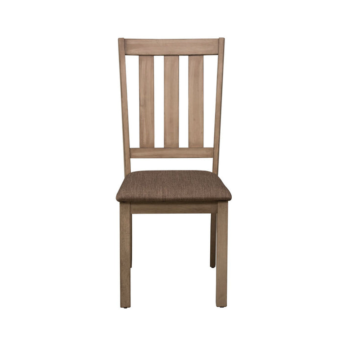 Sun Valley Slat Back Side Chair in Sandstone (RTA) - Furniture House (VA)