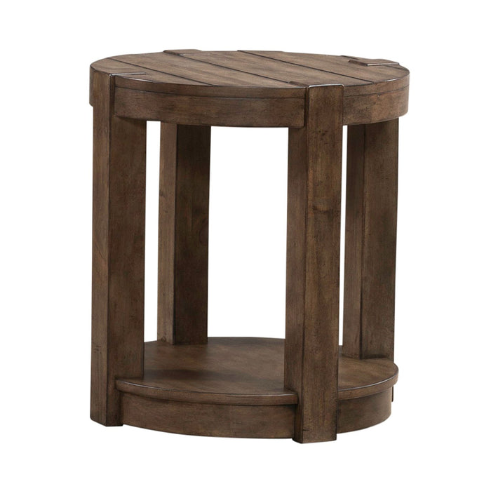 Broadmore Round Chairside Table - Furniture House (VA)