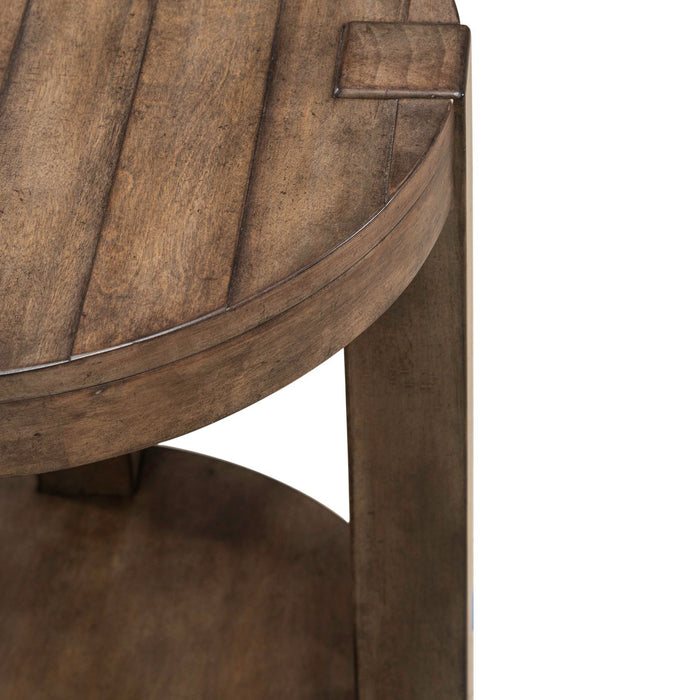 Broadmore Round Chairside Table - Furniture House (VA)