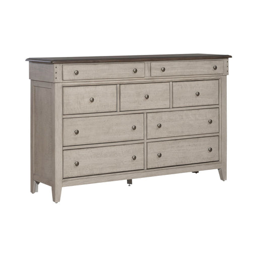 Ivy Hollow 9 Drawer Dresser in Weathered Linen - Furniture House (VA)
