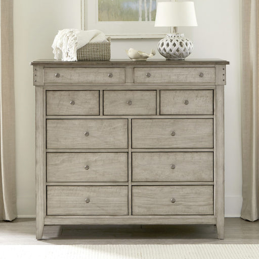 Ivy Hollow 11 Drawer Chesser in Weathered Linen image
