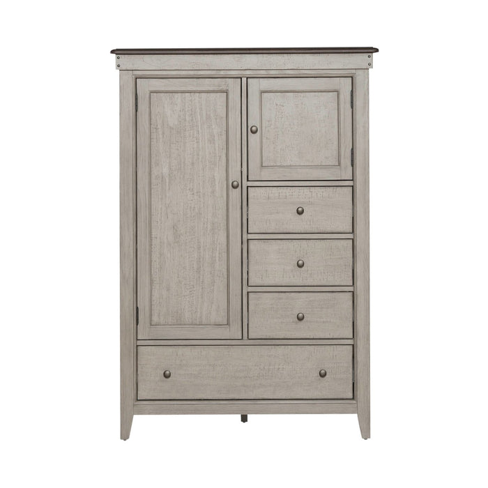 Ivy Hollow Door Chest in Weathered Linen - Furniture House (VA)