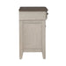 Ivy Hollow 3 Drawer Nightstand w/ Charging Station in Weathered Linen - Furniture House (VA)