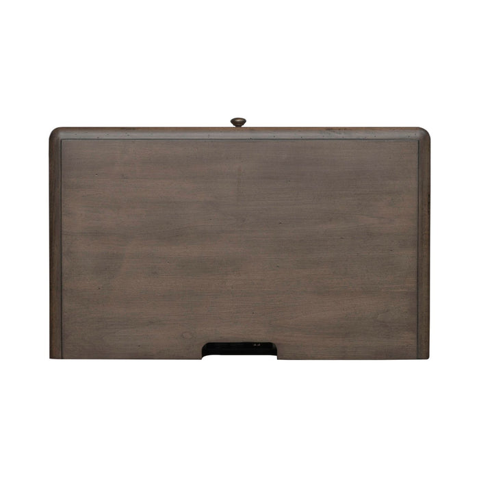 Ivy Hollow 3 Drawer Nightstand w/ Charging Station in Weathered Linen - Furniture House (VA)