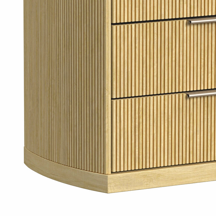 Sylvie UPH Bedroom Set with White Fabric