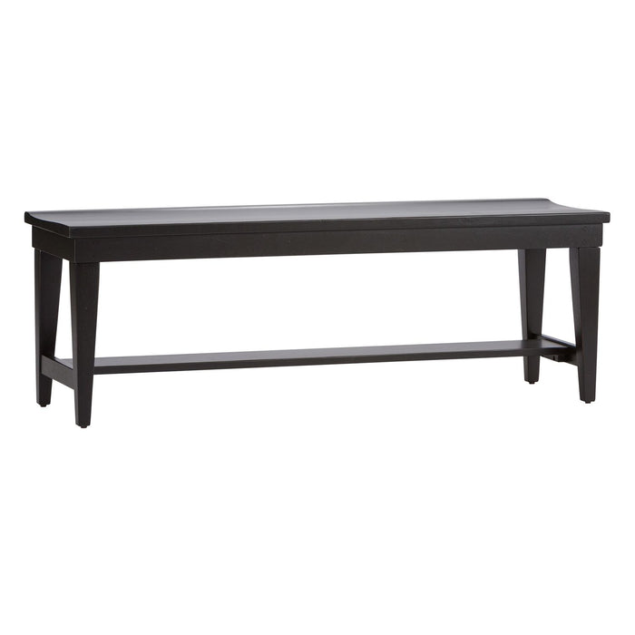 Hearthstone Bench in Black - Furniture House (VA)
