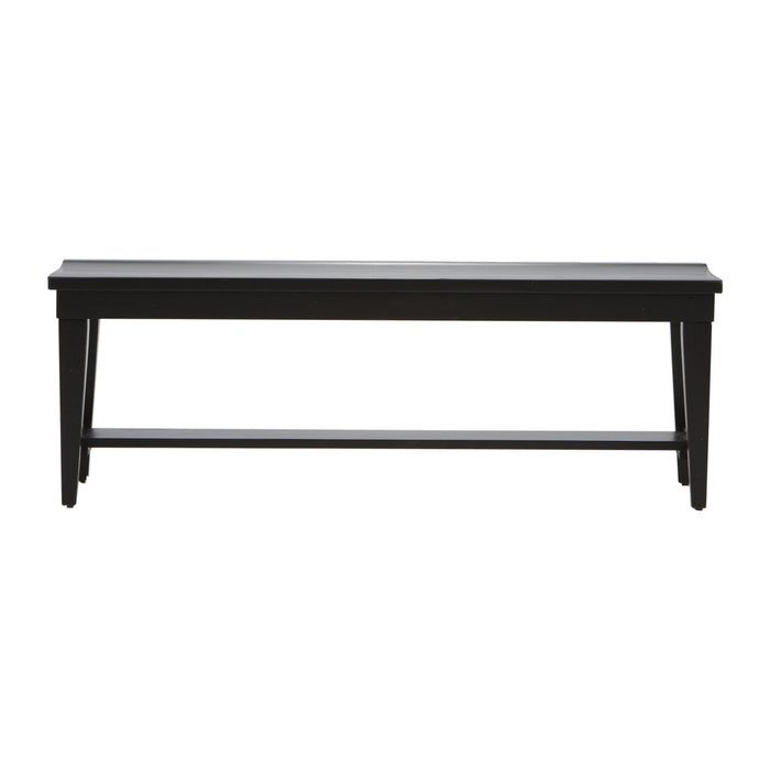 Hearthstone Bench in Black - Furniture House (VA)